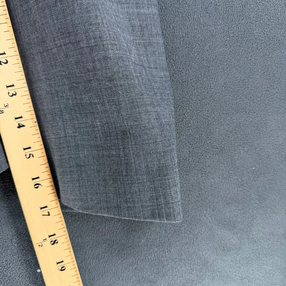 Lauren Ralph Lauren Mens 48L Grey 100% Wool Natural Stretch Blazer Sport Coat